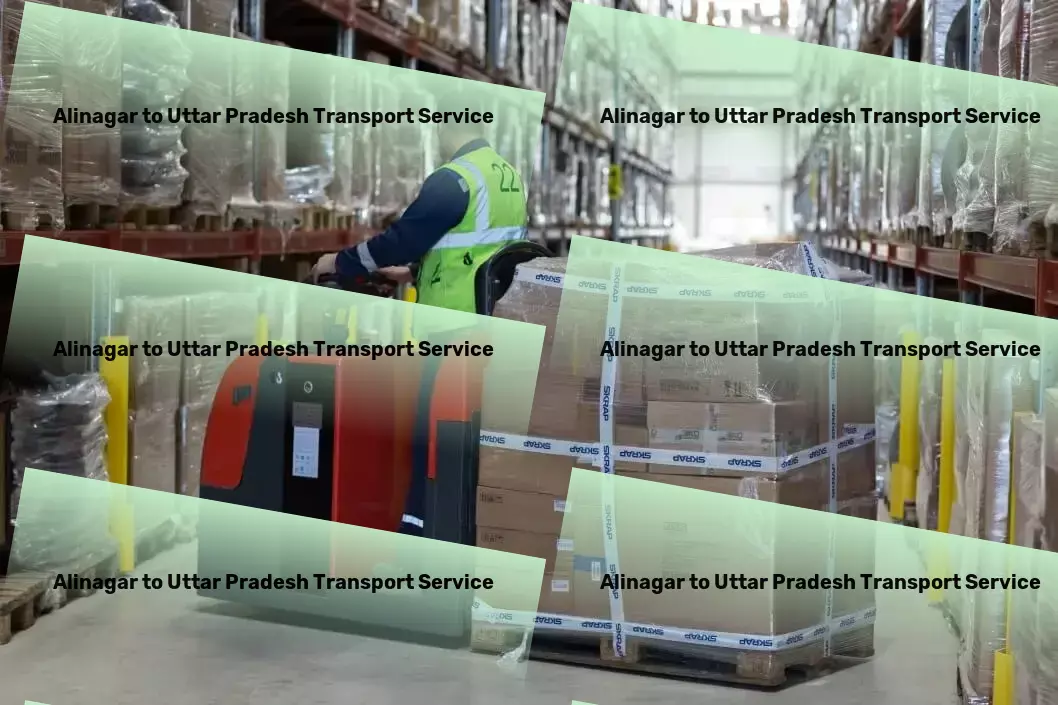 Alinagar to Uttar Pradesh Courier And Parcel Comprehensive goods solutions